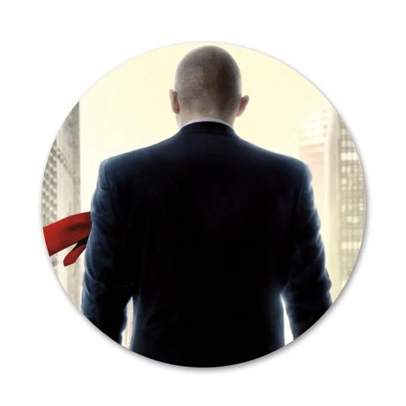 

Hitman 2 Agent 47 Badge Brooch Pin Accessories For Clothes Backpack Decoration gift
