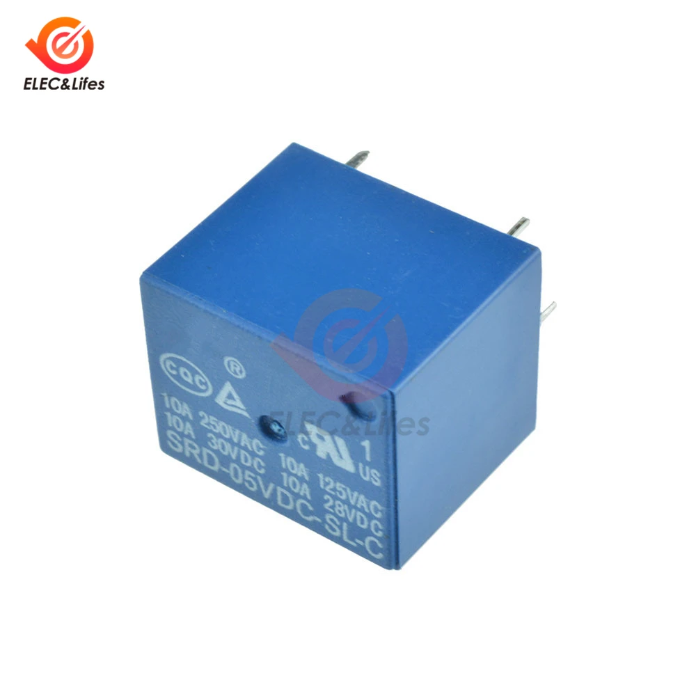Постоянный ток, 5В, Мощность триггерный релейный модуль SRD-05VDC-SL-C T73-5V SRD-5VDC-SL-C 5Pin реле выключателя Тип