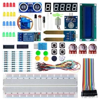 elecrow electronic diy starter kit for arduino beginners students kids programming learning module sensors with 830 breadboard