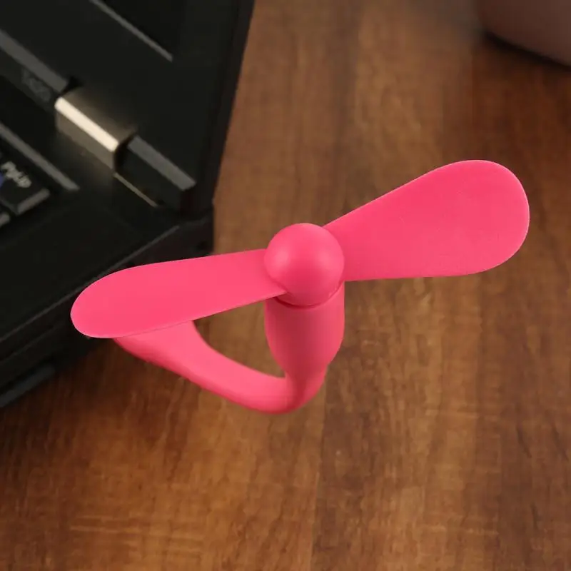 1 шт. портативный мини вентилятор Usb кулер ручной внешний аккумулятор гибкий