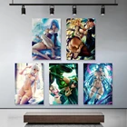 Картины на холсте с изображением сексуальной девушки, искусство на стене, картины с изображением персонажей из аниме, Декор для дома, фигура в Стиле Ню модульные Плакаты для гостиной