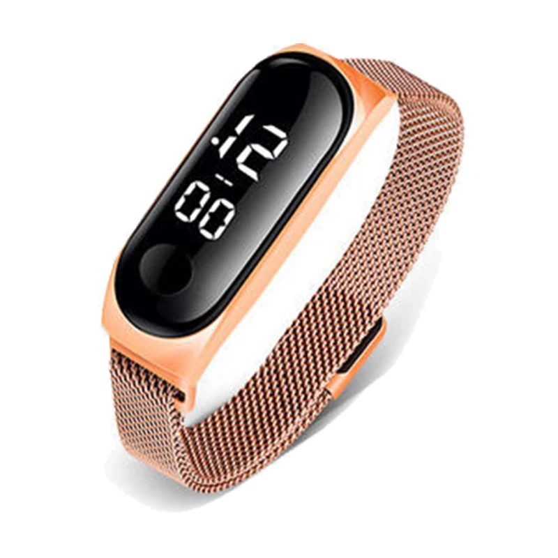 

Fashion Magnet Women Led Watch Luxury Ladies Wristwatch Bracelet Magnetic Buckle Clasp Digital Watches Relogio Feminino Clocks