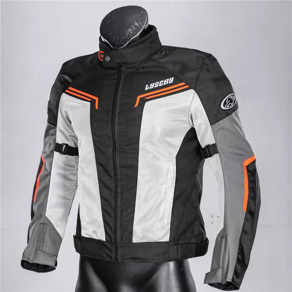 Летняя мотоциклетная куртка LYSCHY 2020 Мужская дышащая Chaqueta сетчатая для езды на