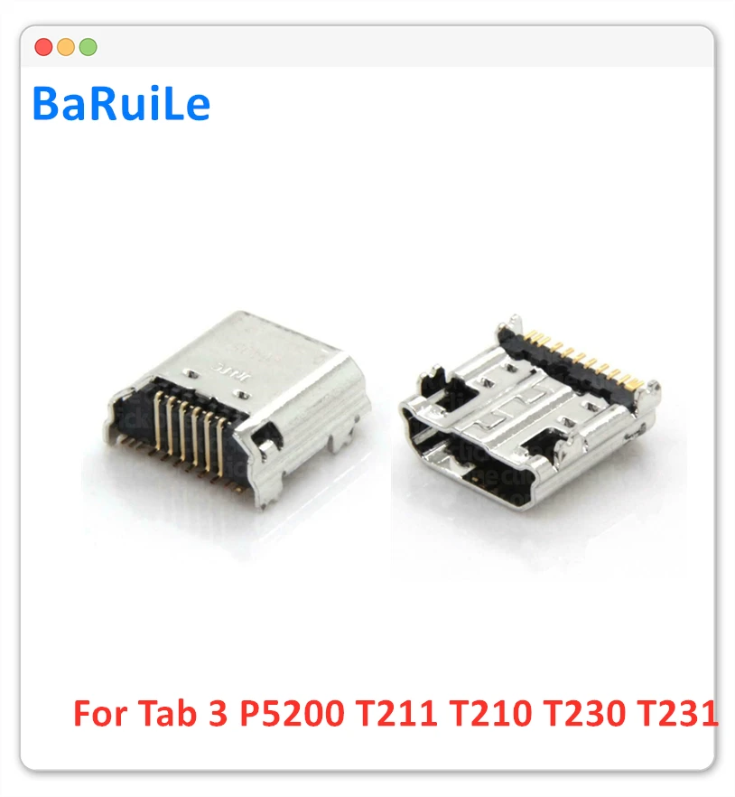 10 шт. порт зарядки Micro USB разъем для Samsung Galaxy Tab 3 7 0 P5200 I9200 I9202 T211 T210 T230 T231|Шлейфы