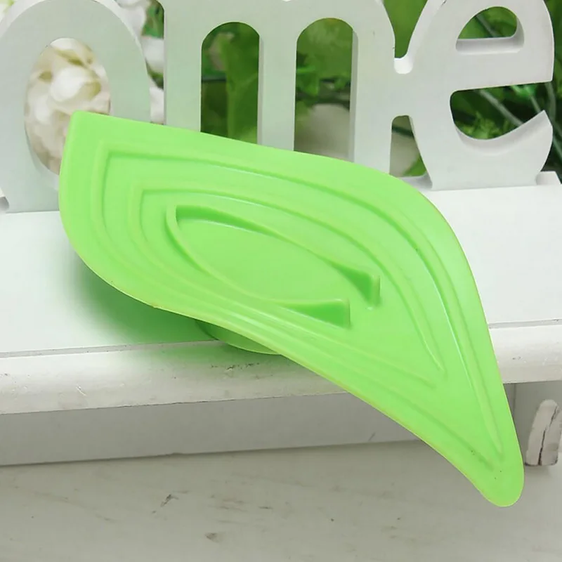 Яркие в форме листа держатель для мыла нескользящая мыльница поддон душа сушилка