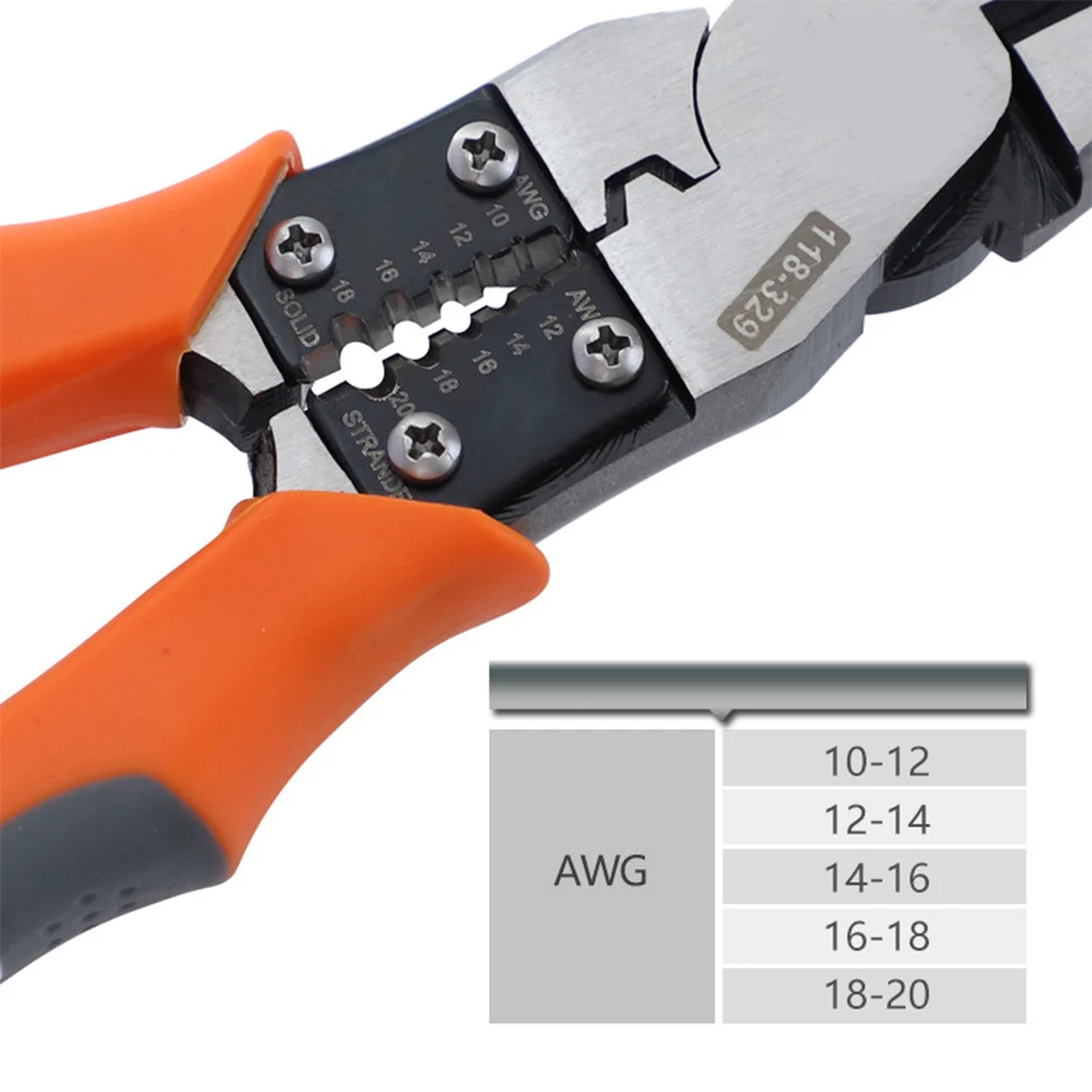 Кусачки для зачистки кабеля 9 дюймов игольчатые плоскогубцы ручной инструмент