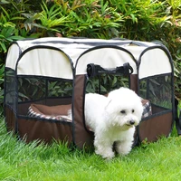 portable outdoor kennels fences dog tent house breathable pet playpen cat large foldable gog cage delivery room