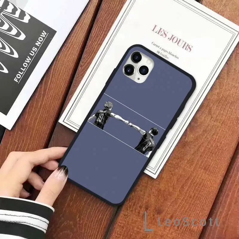 

haikyuu Anime cartoon Phone Case for iPhone 11 12 pro XS MAX 8 7 6 6S Plus X 5S SE 2020 XR Soft silicone
