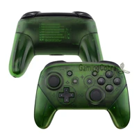 extremerate transparent clear green full set housing shell case with tools repair parts for ns switch pro controller
