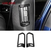 for volvo xc60 2018 2020 car styling b pillar rear air conditioning outlet frame decoration abs carbon sticker trim accessories