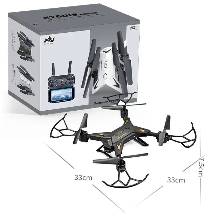 KY601S RC вертолет Дрон с камерой HD 1080P WIFI FPV селфи Профессиональный складной