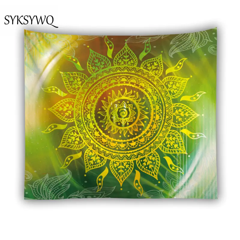 

wandkleed bohemian tapestry mandala tapiz trippy tapestry home decor dorm wall cloths