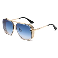 NEW Hot Brand Design men ditaeds sunglasses Women retro steampunk UV400 protective eyeglasses Luxury brands sunglasses punk