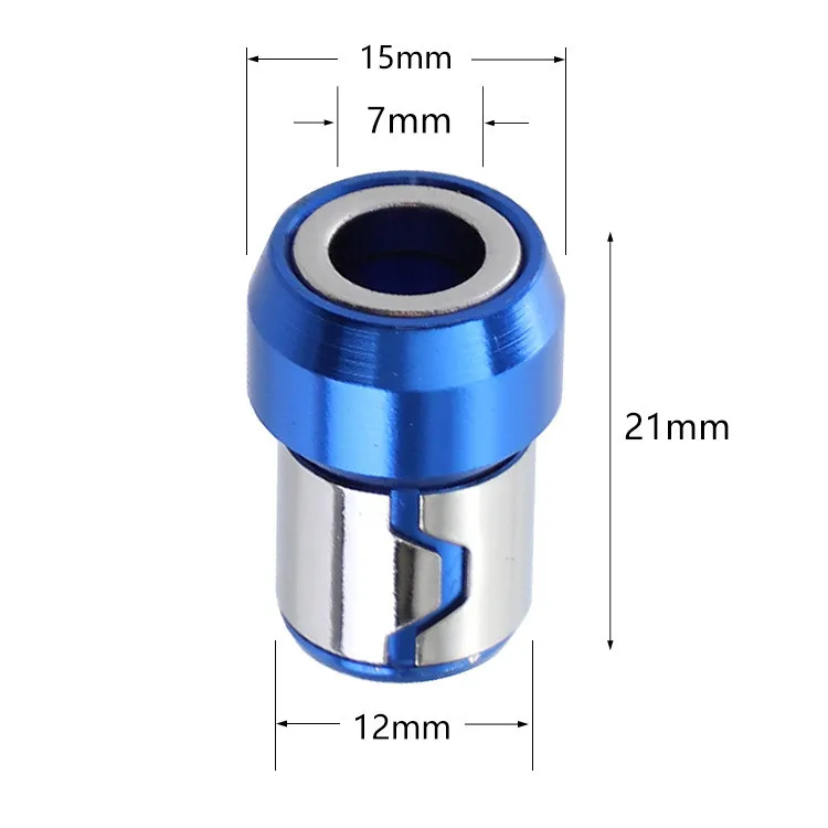

Universal 21mm Removable Magnetizer Ring Magnetic Steel Screwdriver Bit