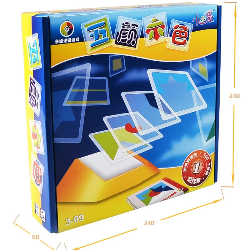 100 игра-головоломка с цветным кодом головоломка танграмма игрушка-головоломка