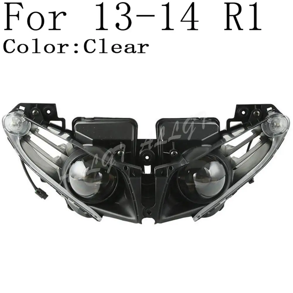 Передняя фара в сборе для мотоцикла Yamaha R1 1998 2003 2004 2005 2006 2007 2008 2009 2010 2011 2012 2013 2014| |