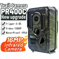 pr400 pro upgrade hunting camera ip54 waterproof 1080p trail camera motion detection infrared night view outdoor camcorder