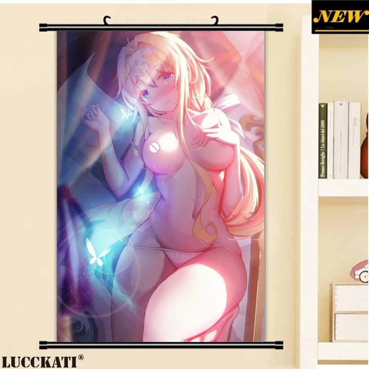 40X60 см Sword art онлайн Прозрачное Бикини обнаженные сексуальные лоли соски cameltoe