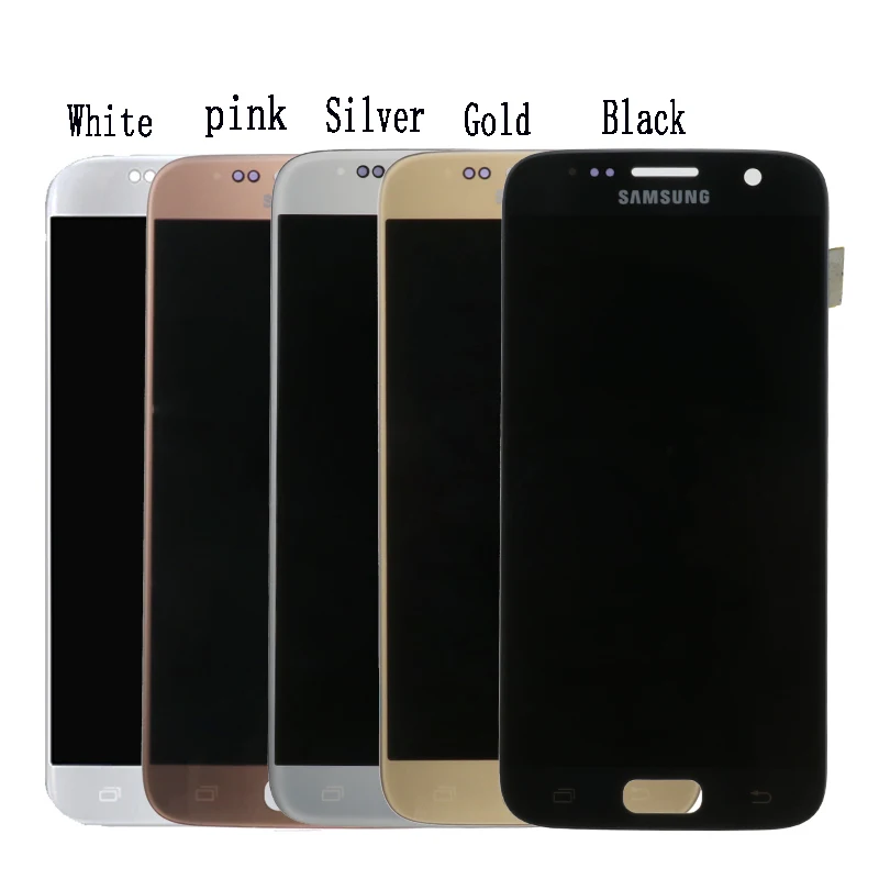 Оригинальный ЖК-дисплей 5 1 дюйма AMOLED для Samsung Galaxy S7 G930 SM-G930F с сенсорным экраном