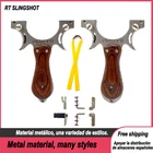 Высококачественная металлическая Профессиональная охотничья Рогатка из нержавеющей стали с тремя прицелами и мощным уличным оборудованием для стрельбы