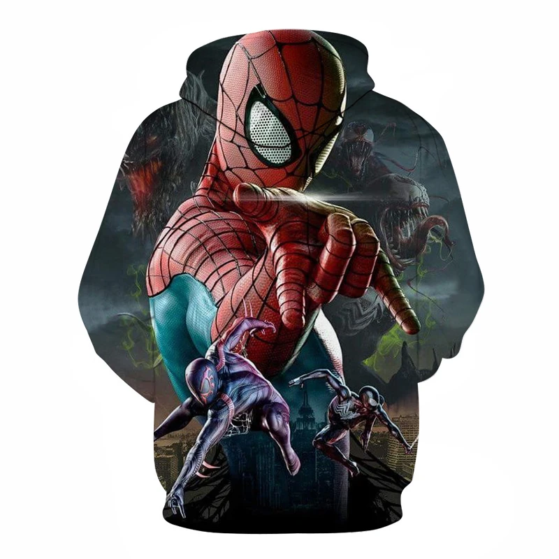 2019 новые толстовки с Marvel Comics 3D Толстовка капюшоном мужская толстовка Железным