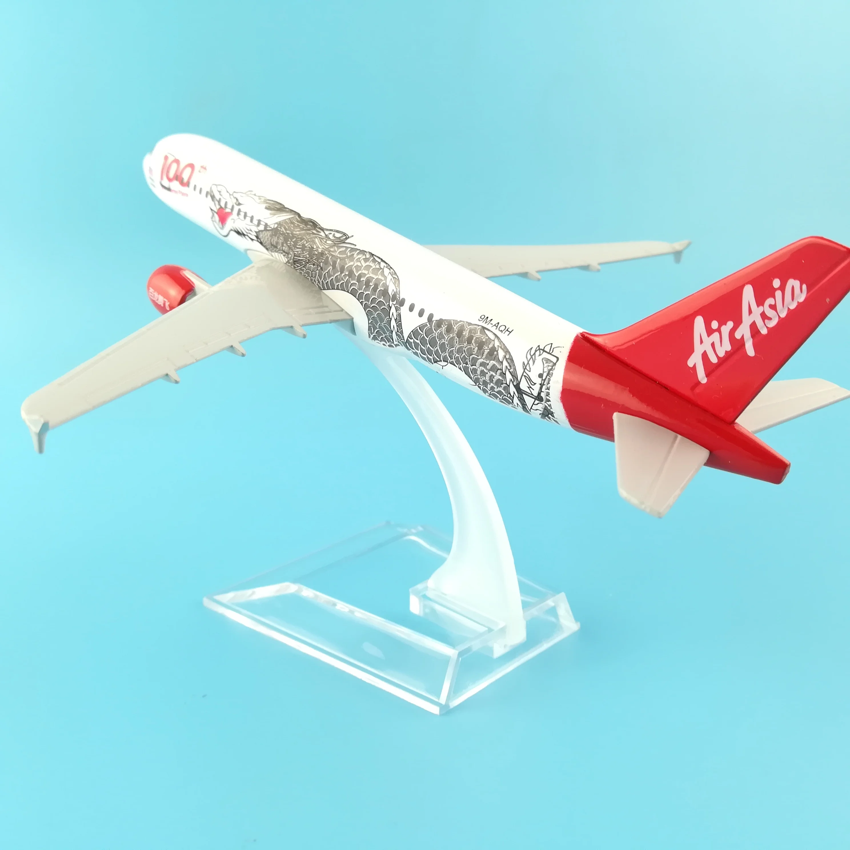 Бесплатная доставка 16 см A320 воздуха 100TH металлического сплава модель самолета
