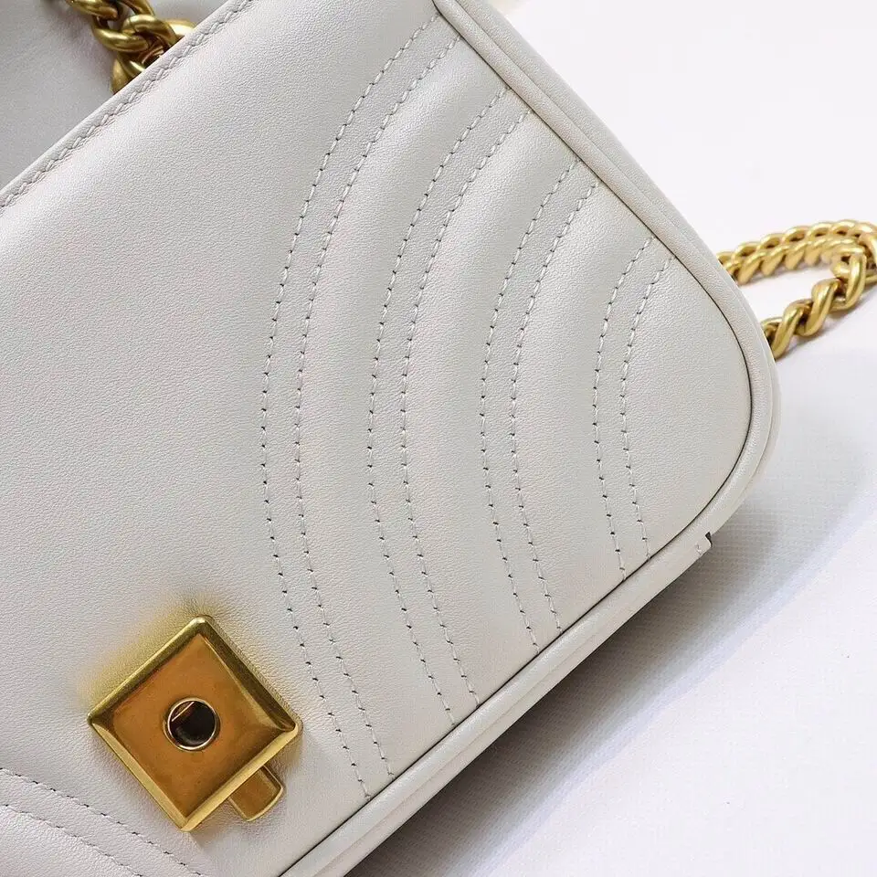 

2021 ladies top quality luxury brand shoulder bag famous brand chain bag designer brand fashionable leather bag