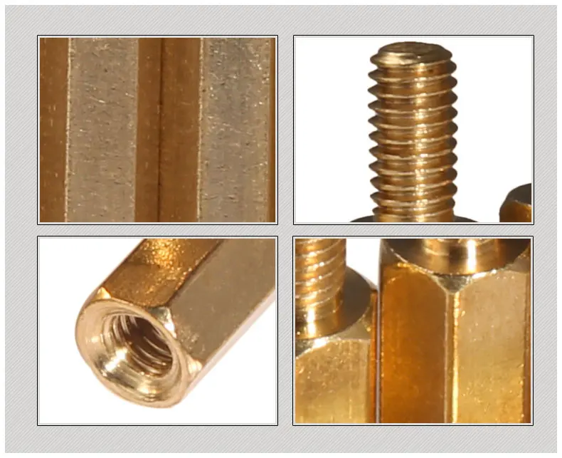 Шестигранная медная колонка с одной головкой шестигранная изоляционная Колонка