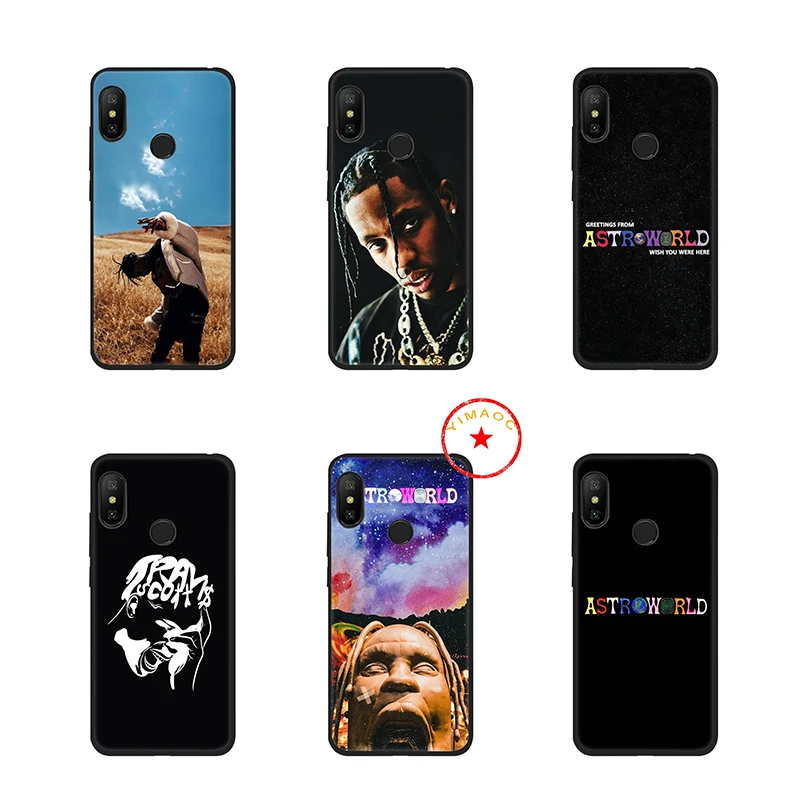 travis scott Astroworld Soft Silicone Case for Xiaomi Redmi Note 8 7 6 5 Pro 4X 5A Cover |