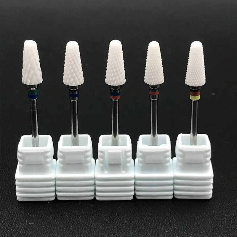 1 шт. Керамика и сверлами для ногтей электрические маникюрные машинки педикюра
