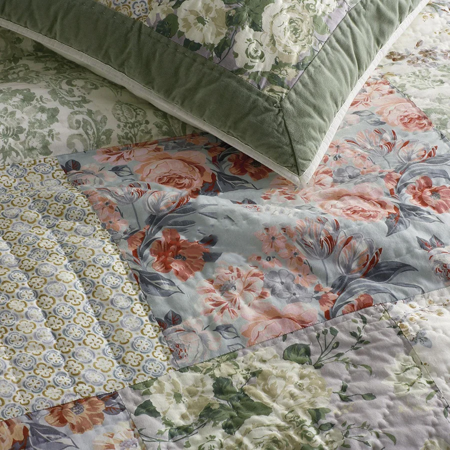 CHAUSUB хлопковое лоскутное покрывало набор из 3 предметов стеганые одеяла