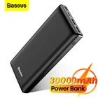 Внешний аккумулятор Baseus на 30000 мА  ч с портом USB Type-C и поддержкой быстрой зарядки