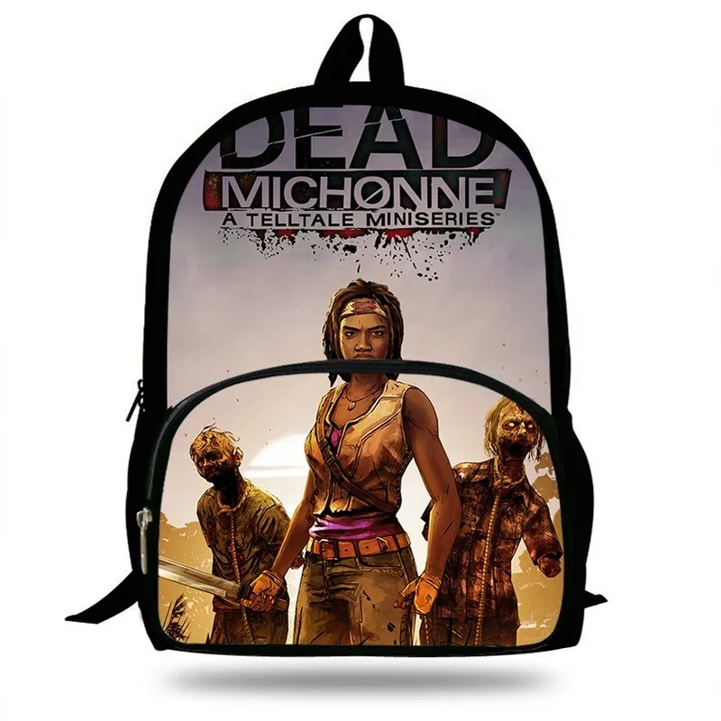 16-дюймовый Mochila с изображениями из сериала Ходячие мертвецы игра на утином пуху