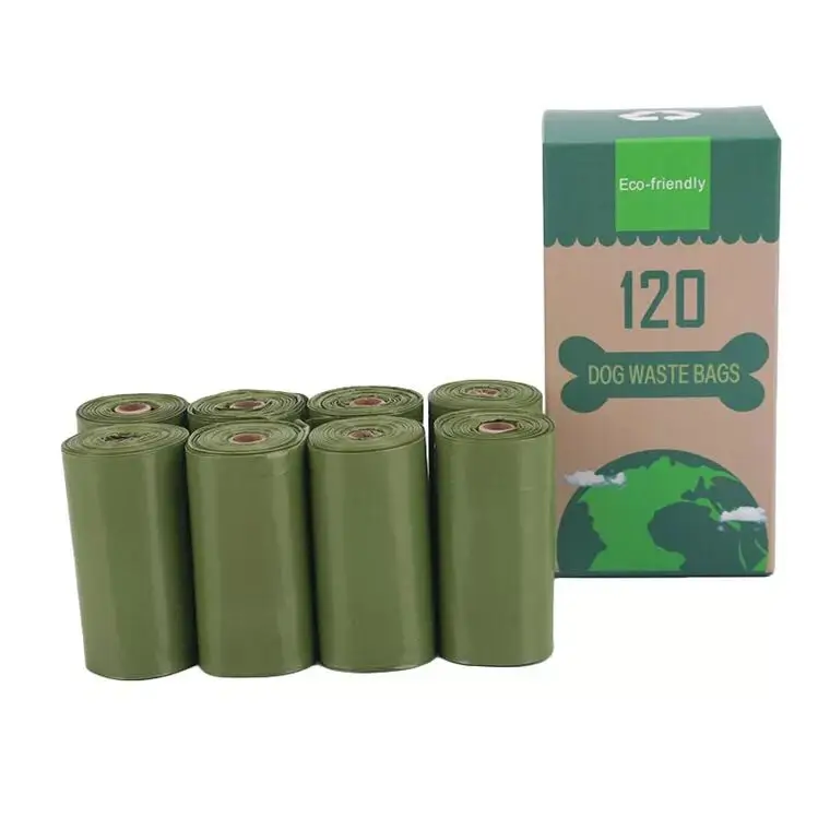 100% биоразлагаемый пластиковый пакет для собак мешок уборки отходов с дозатором