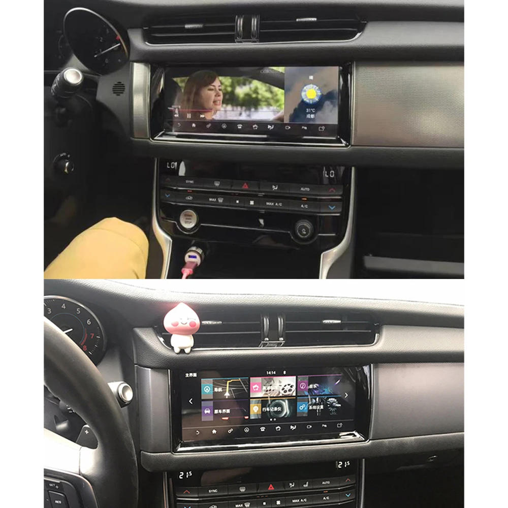 ZJCGO Car Multimedia Player Stereo GPS Radio NAVI 8 Core 10.25 Navigation Android 10 Screen System for Jaguar XF X260 2015~2022 |