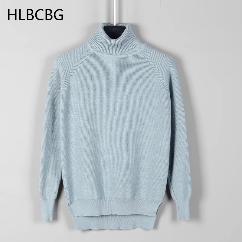 

HLBCBG Autumn Winter Turtleneck Women Sweater Elegant Slim Female Knitted Pullovers Casual Stretched Sweater jumpers femme 8001