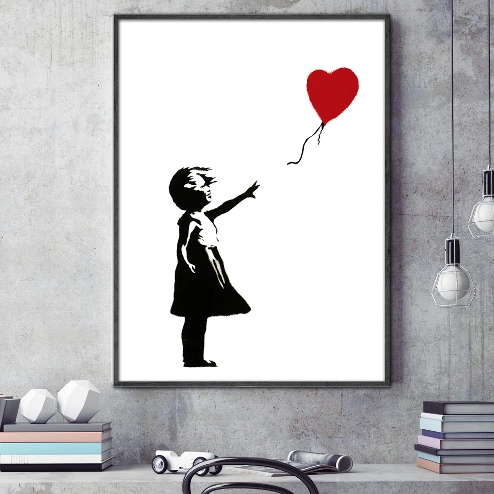 NOOG Banksy постеры и печать, современная живопись на холсте, Морден-либерализм, настенное искусство для скандинавских гостиной, спальни, домашний декор, часть 1