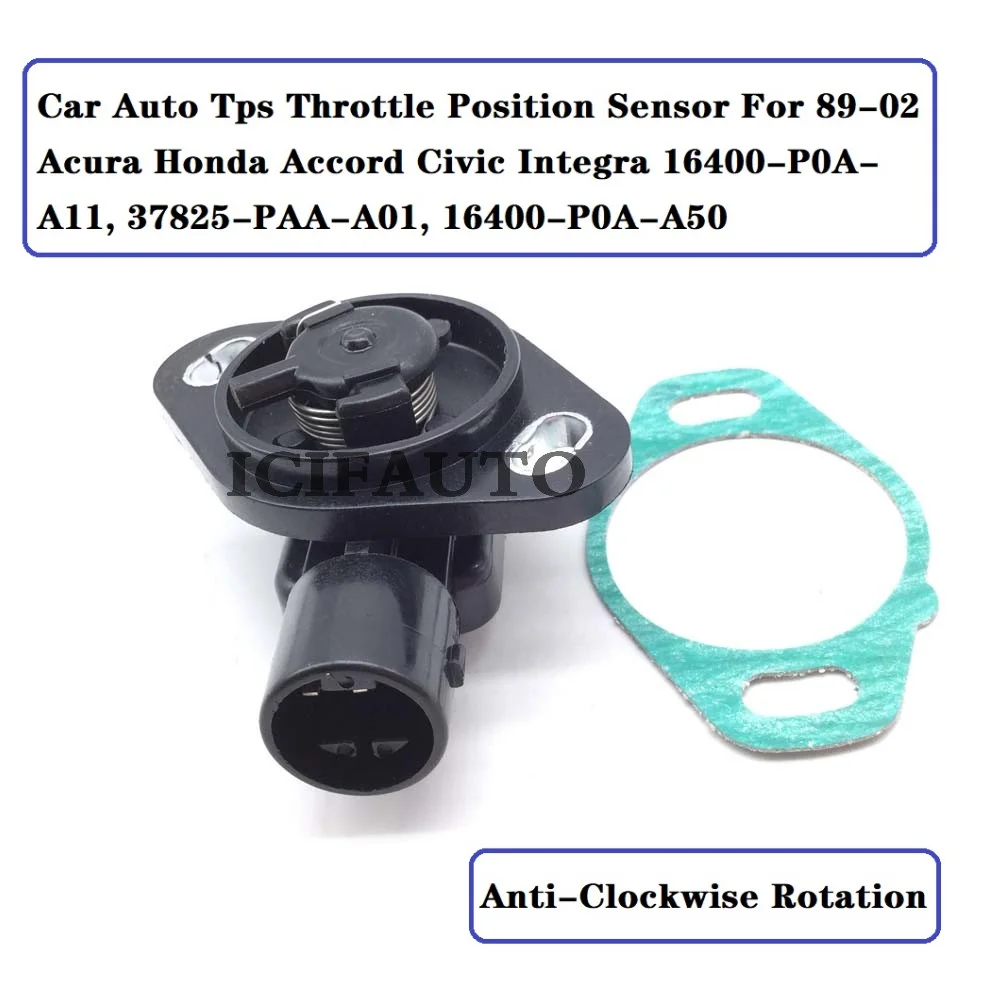 Автомобильный Датчик положения дроссельной заслонки Tps для 89-02 Acura Honda Accord Civic Integra