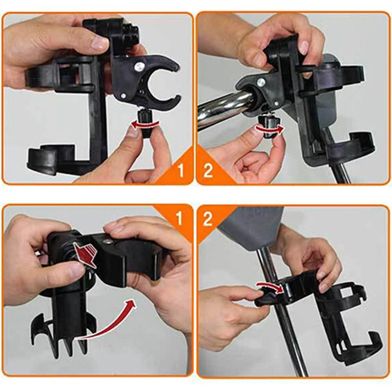 

Baby Stroller Bottle Holder Infant Stroller Bicycle Carriage Cart Accessory Plastic Bottle Cup Holder Outdoor DropShipp