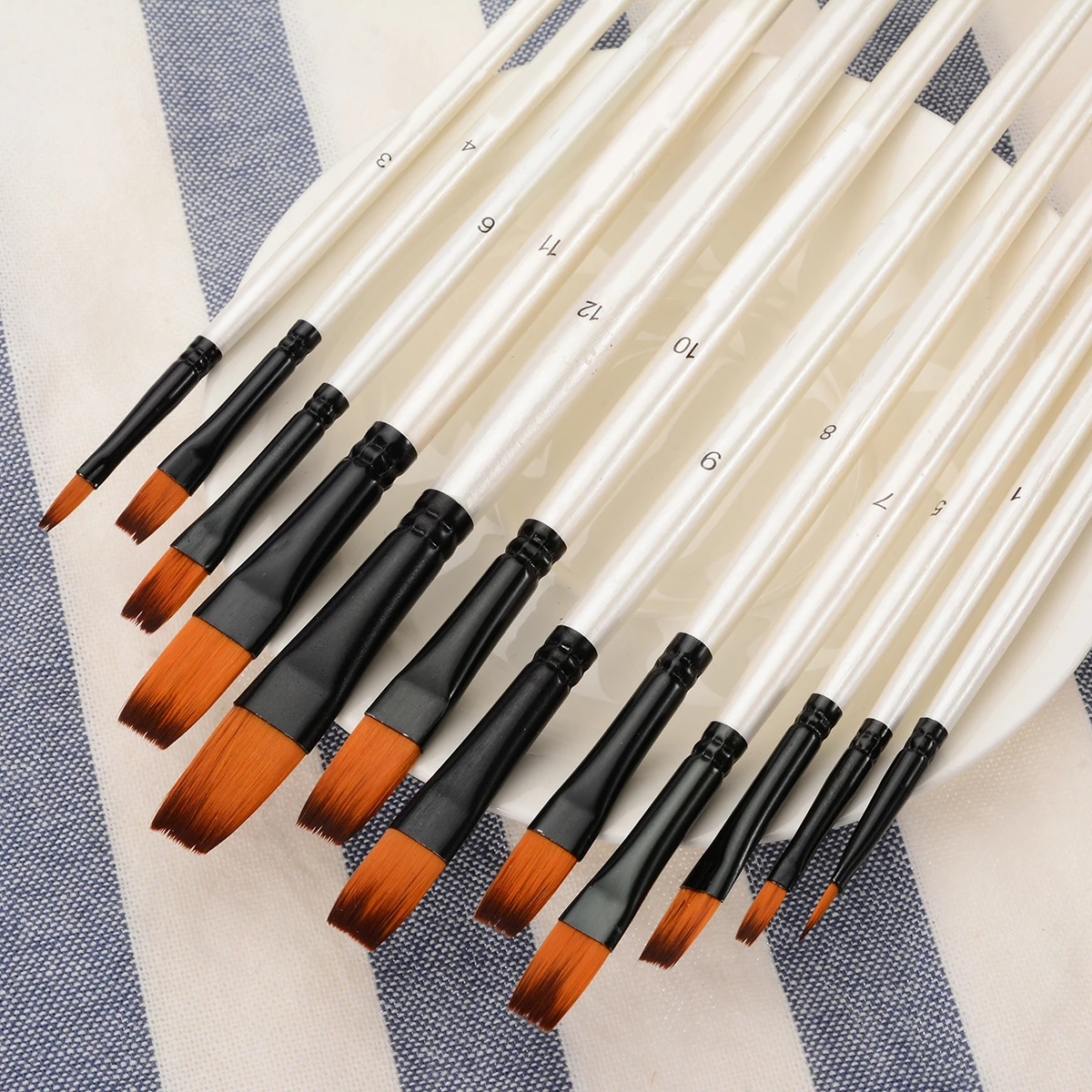 Набор кистей для рисования 12 шт./набор | Канцтовары офиса и дома