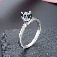 simple creative style ring s925 sterling silver zircon ring ladies diamond zircon diamond ring jewelry