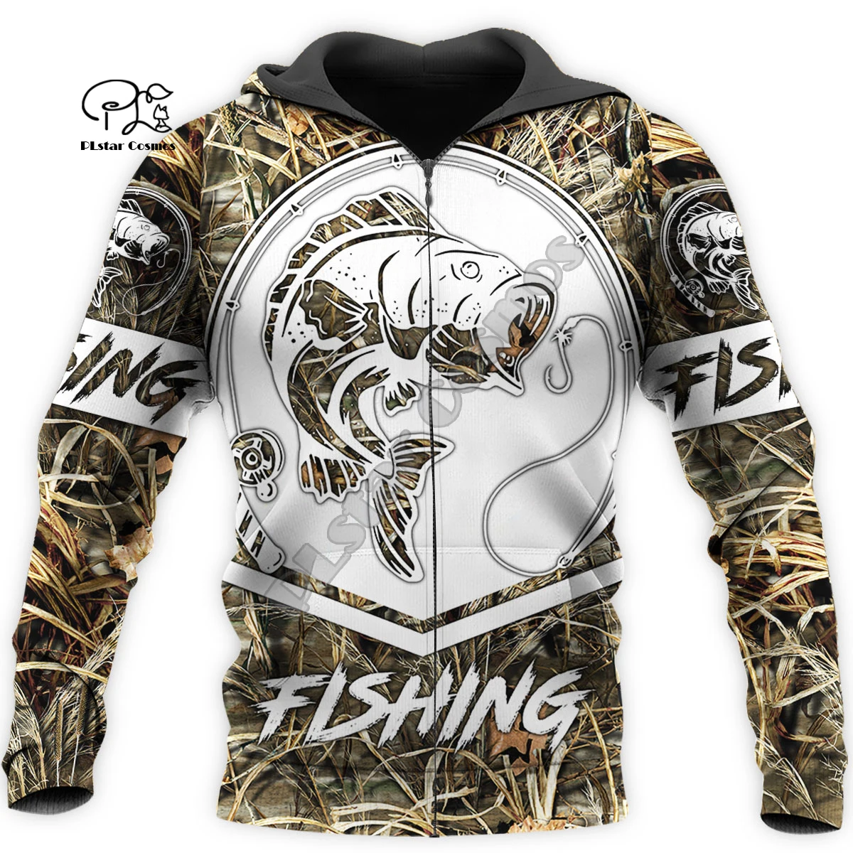 

PLstar Cosmos Animal MaHi Marlin Fishing Fisher Tattoo Tracksuit NewFashion Streetwear Harajuku Men/Women 3Dprint Zip Hoodies A2