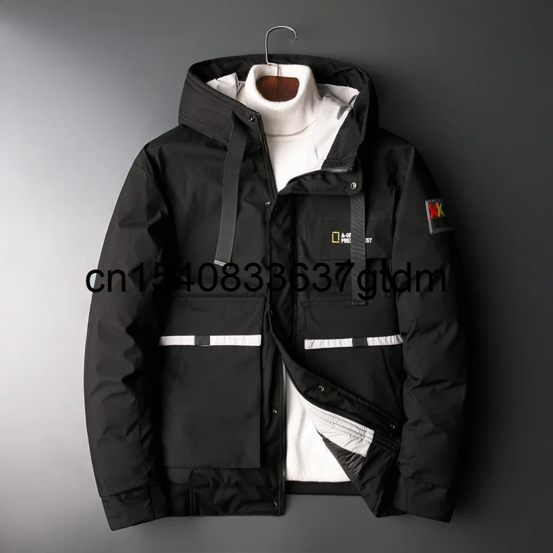 

Новая зимняя одежда для мальчиков, крупный рогатый размера плюс с капюшоном куртка с хлопковой подкладкой для молодых мужчин