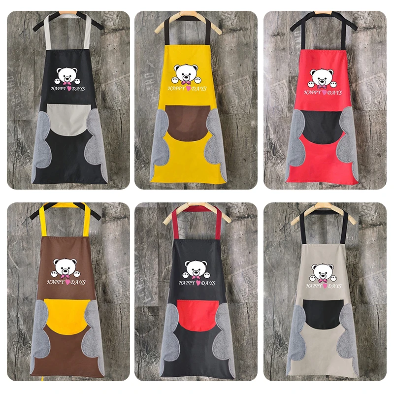 Кухонный Фартук с мультяшным принтом Детские фартуки фартук для барбекю женщин