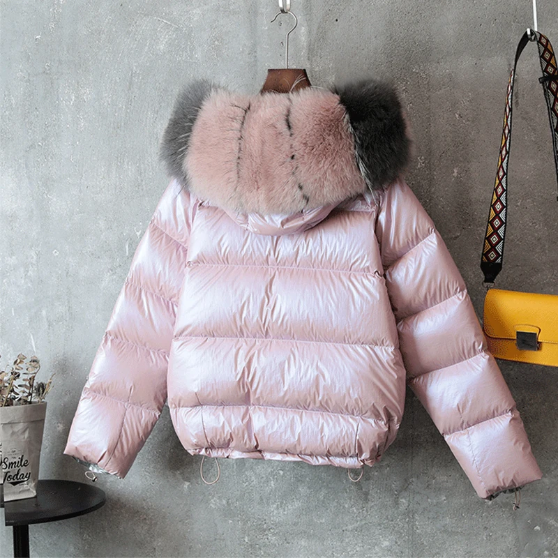 Fitaylor женский зимний пуховик теплая куртка с большим воротником из