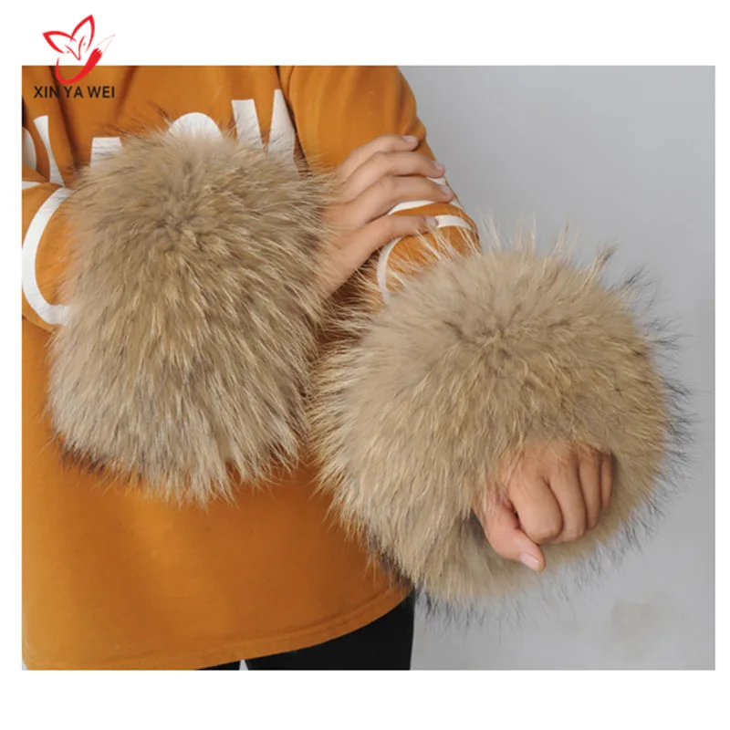 1 пара женские теплые однотонные плюшевые грелки на запястье из натурального