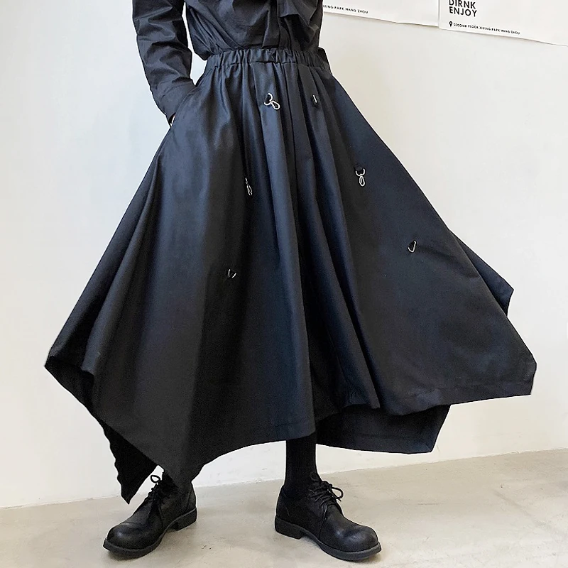 EWQ/мужская летняя одежда новый дизайн модные свободные брюки до щиколотки