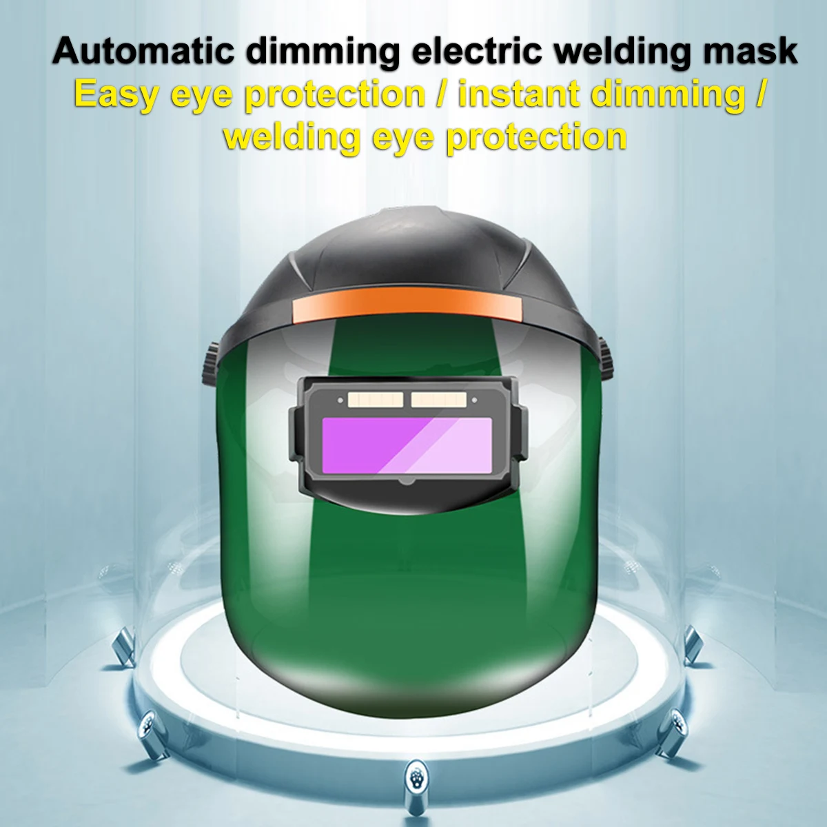 

Adjustable Welding Helmet True Color Solar Powered Auto Darkening Welding Helmet Wide Shade Breathable Weld Helmet Large Screen