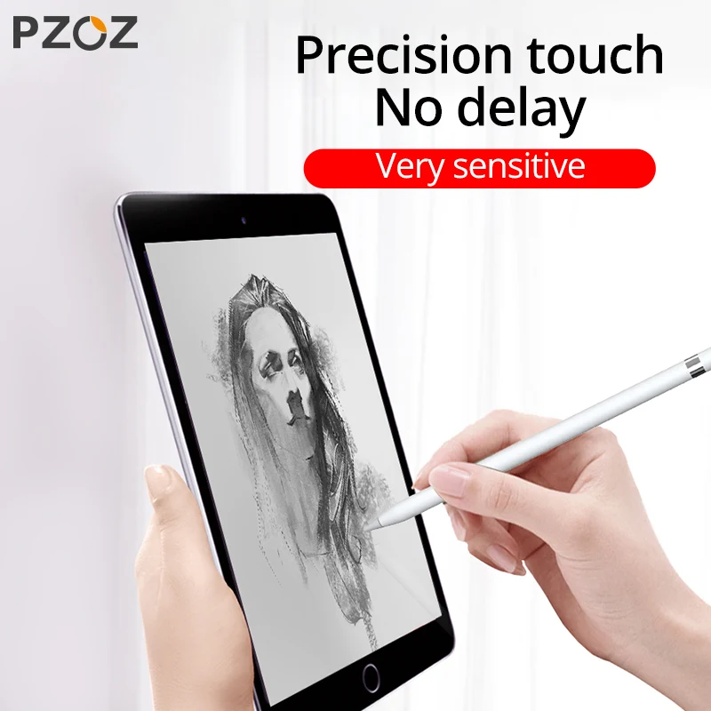 Сменный наконечник PZOZ для Apple Pencil 2 4 шт. сменный Совет запасных 1 iPad Pro стилус