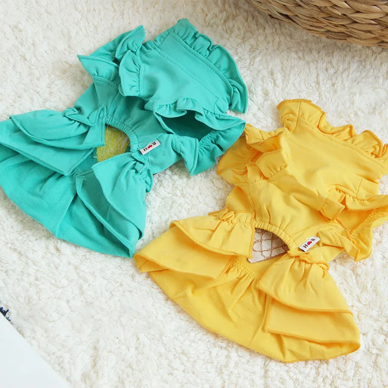 Платье для собаки с вышивкой кактуса платье питомца маленьких средних собак